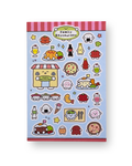 Cute Family Restaurant Food Sticker Sheet | Kawaii Korean Stationery | Planner Deco