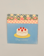 Cake and Plaid Letter Set