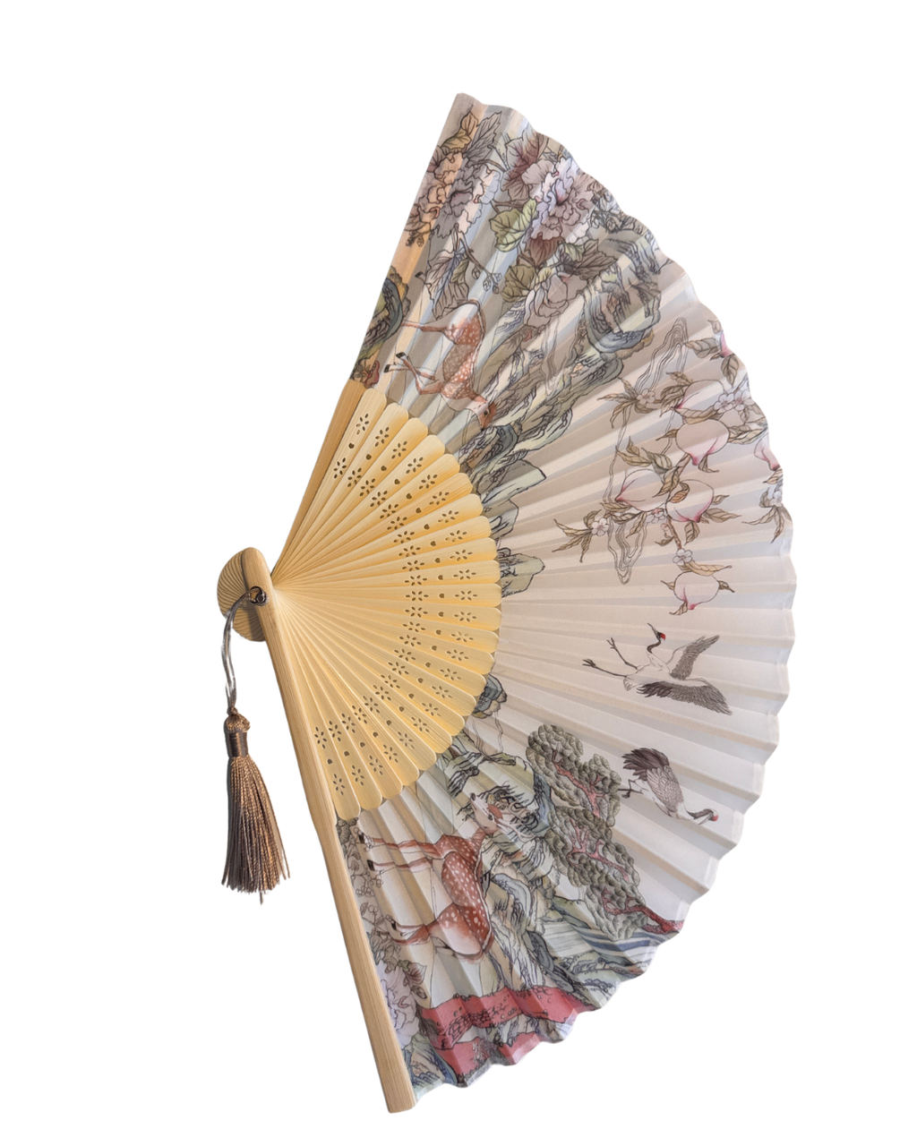 White Tiger Mother of Pearl Stationery Box | Fan Box