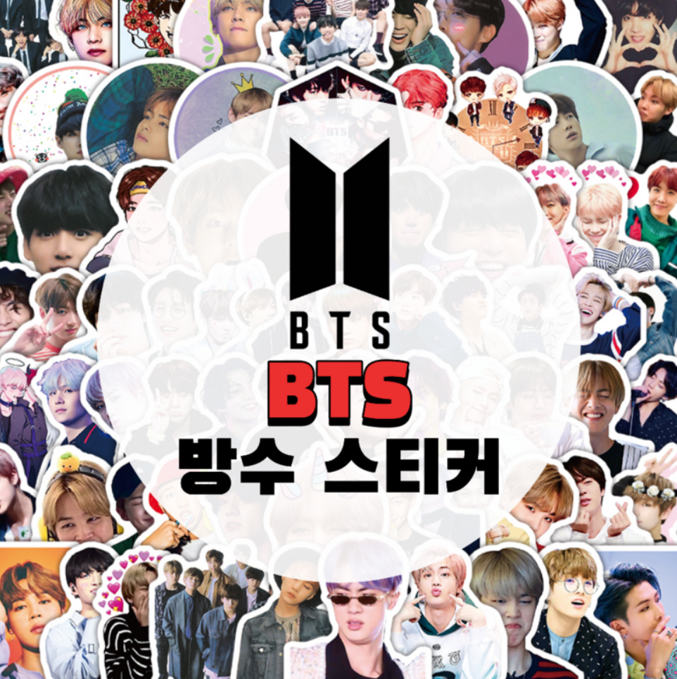 101-piece BTS (Bangtan Boys) Waterproof Sticker Set