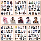 100-piece SEVENTEEN Waterproof Sticker Set