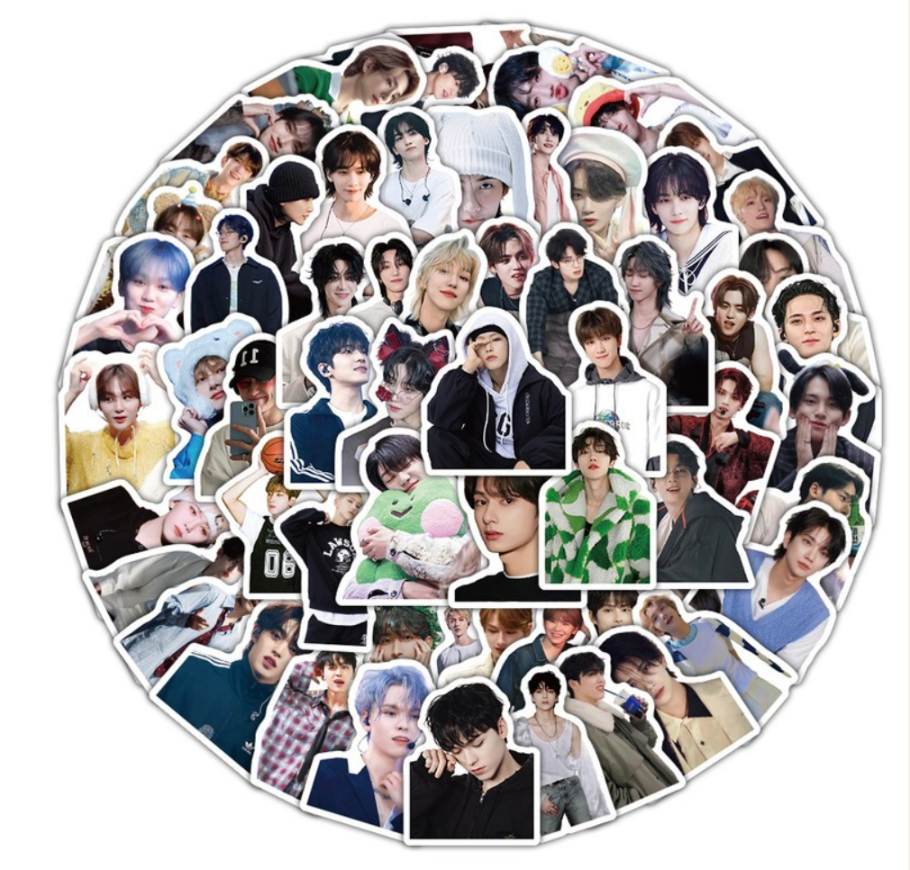 100-piece SEVENTEEN Waterproof Sticker Set