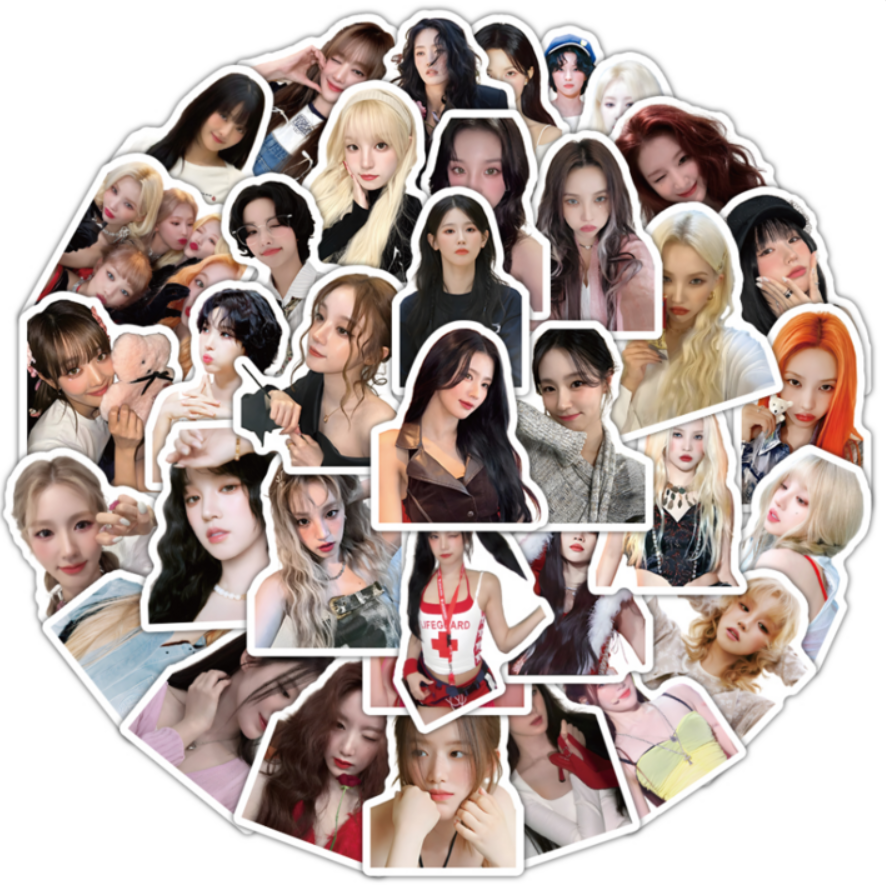 103-piece I-DLE Waterproof Sticker Set