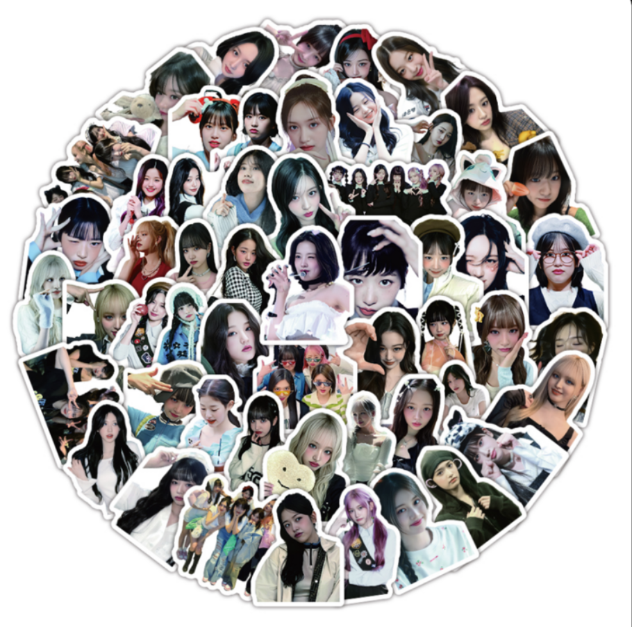 103-piece IVE Waterproof Sticker Set