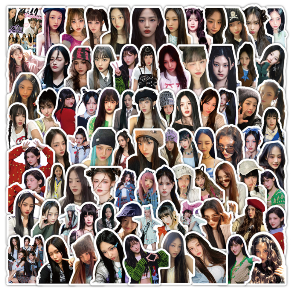 103-piece NewJeans Waterproof Sticker Set