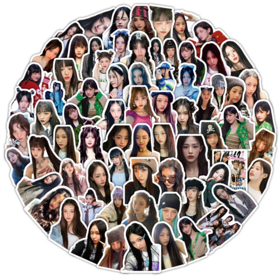 103-piece NewJeans Waterproof Sticker Set