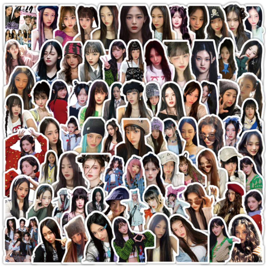 103-piece NewJeans Waterproof Sticker Set