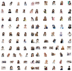 102-piece NMIXX Waterproof Sticker Set