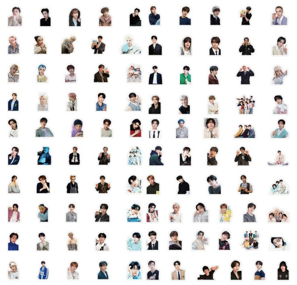 103-piece Stray Kids Waterproof Sticker Set
