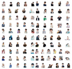 103-piece Stray Kids Waterproof Sticker Set