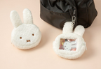Miffy Face Plush Pouch Keyring