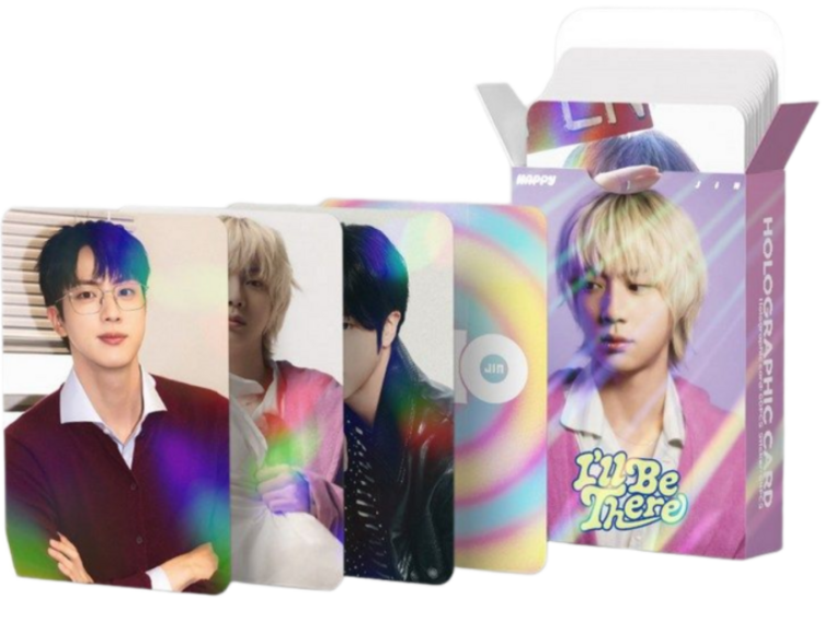 Official BTS Member Special Edition Hologram Photocard & Sticker Set (124 Pieces)