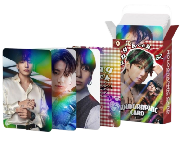 Official BTS Member Special Edition Hologram Photocard & Sticker Set (124 Pieces)