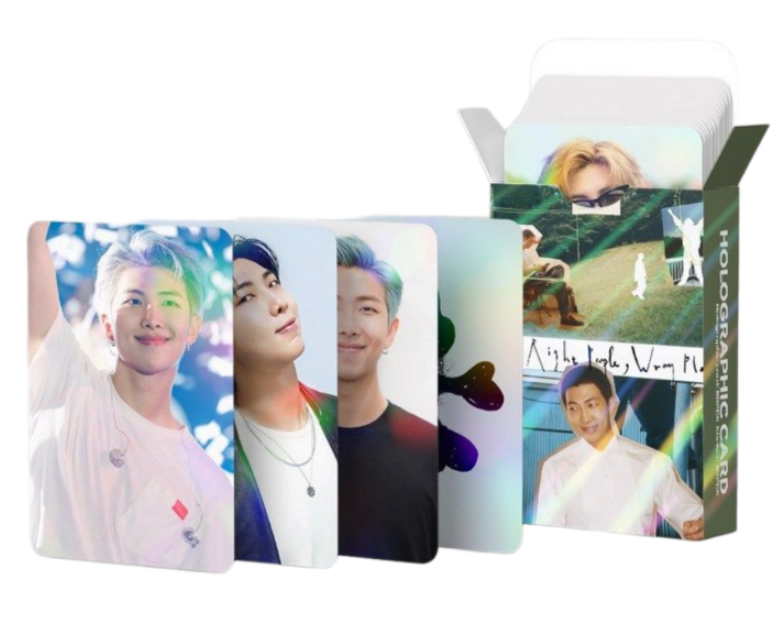 Official BTS Member Special Edition Hologram Photocard & Sticker Set (124 Pieces)