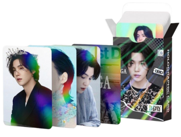 Official BTS Member Special Edition Hologram Photocard & Sticker Set (124 Pieces)