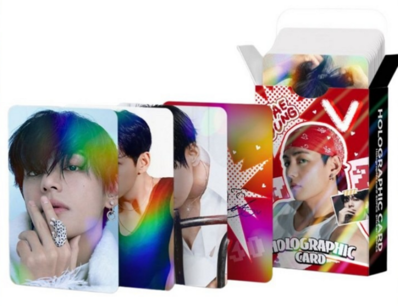 Official BTS Member Special Edition Hologram Photocard & Sticker Set (124 Pieces)