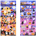 Halloween Day Ghost 3D Sticker 4-Piece Set