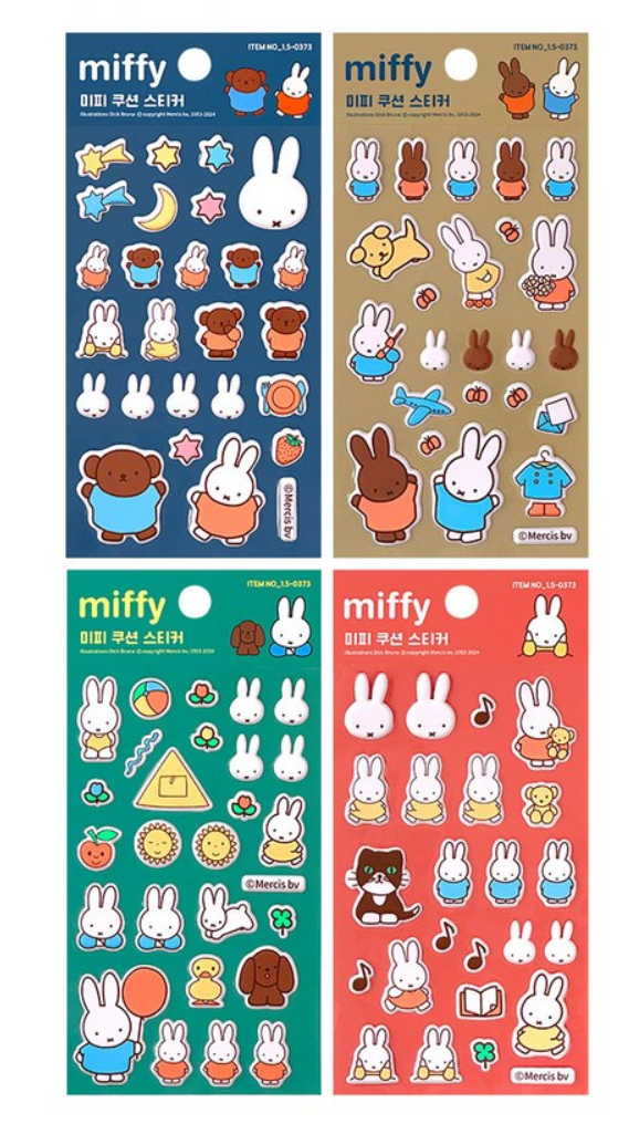 Miffy Cushion Stickers Random Selection