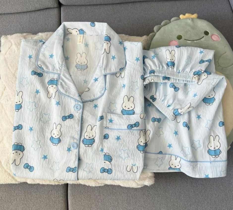 Women's Miffy Rabbit Short-Sleeve Pajama Set