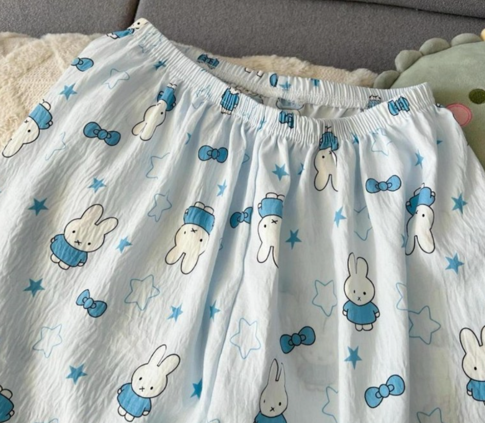 Women's Miffy Rabbit Short-Sleeve Pajama Set