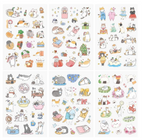 Kawaii Animal Watercolor Sticker Set