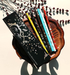 Mother-of-Pearl Paper Pencil Case & Pencil Set (National Museum of Korea Official Goods)