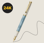 Fenora Classic 24K Gold Fountain Pen / PENORA 02 Beginner's Kit