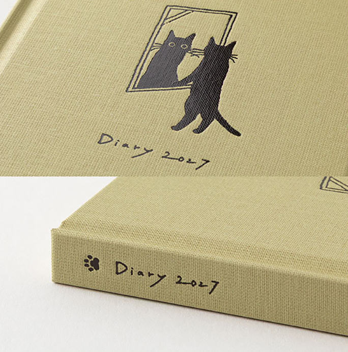 Midori Diary 2027 Book Type B6 | Hardcover
