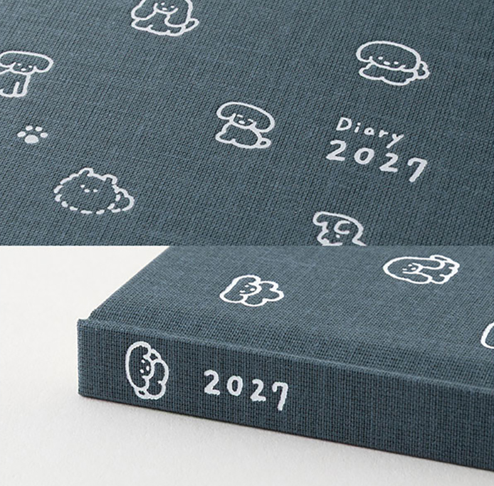 Midori Diary 2027 Book Type B6 | Hardcover