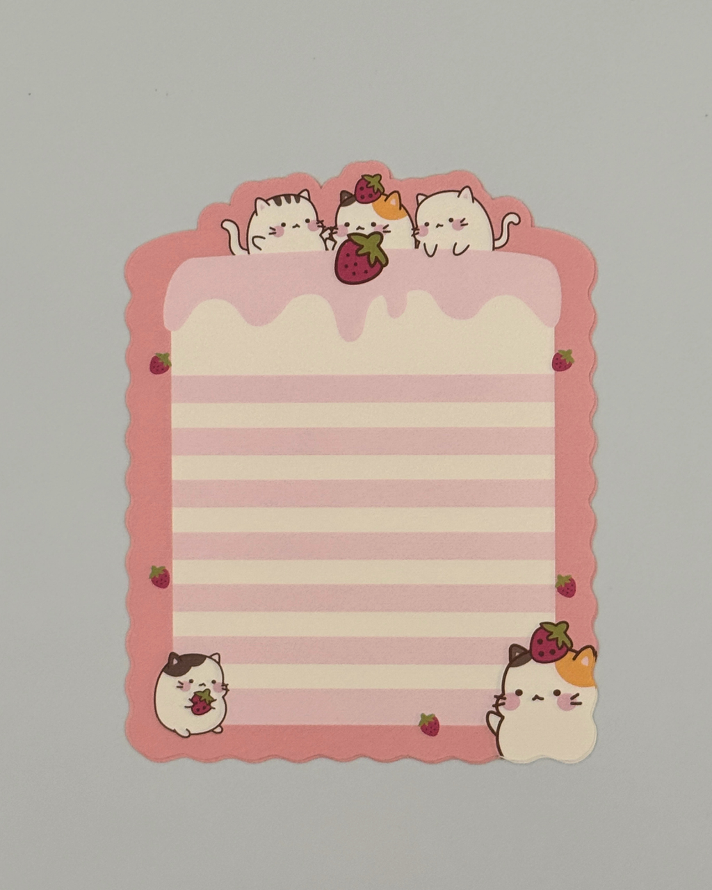 Cake Cats Pink Letter Set
