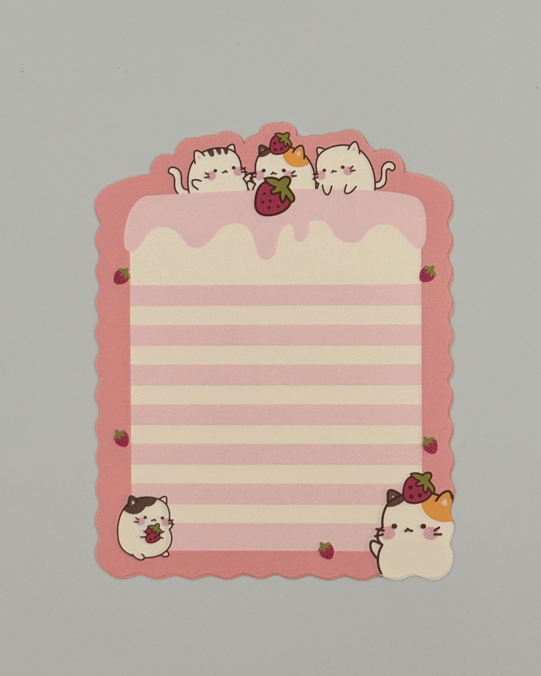Cake Cats Pink Letter Set
