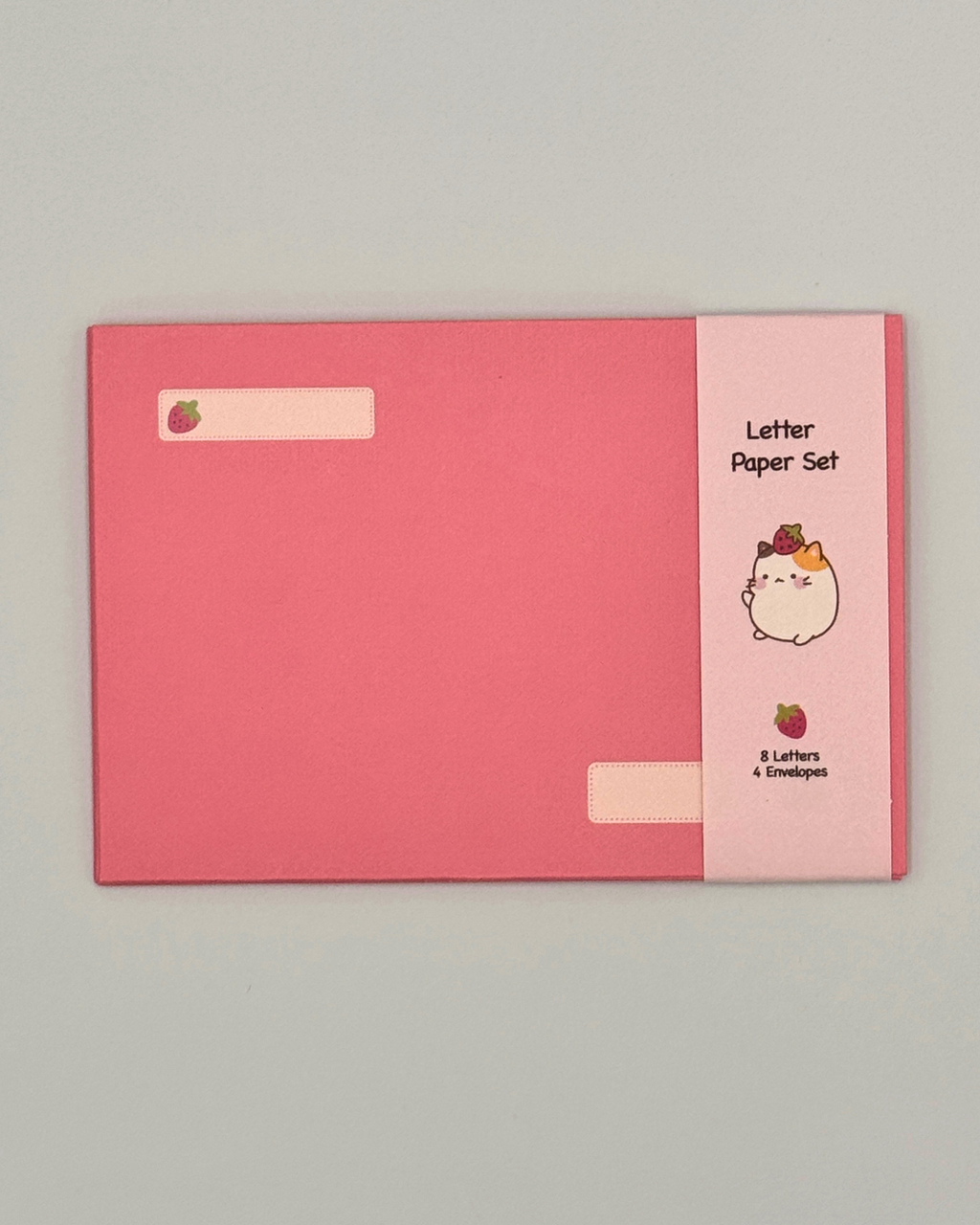 Cake Cats Pink Letter Set