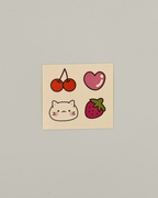 Cake Cats Pink Letter Set