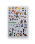 Cute Weather Dogs Summer & Windy Day Sticker Sheet | Kawaii Korean Stationery | Planner Deco