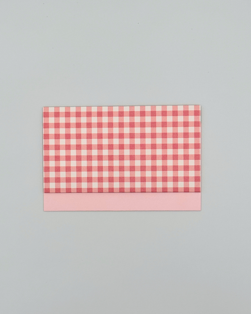 Gingham Hearts Letter Set