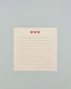 Gingham Hearts Letter Set