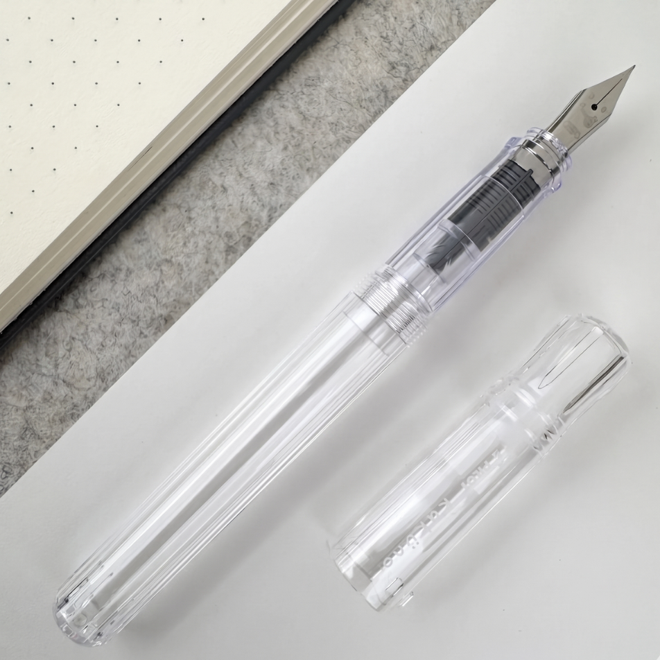 Pilot Kaküno Fountain Pen - Clear / Transparent (FKA-1SR-NC)