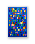 Colorful Painted Alphabet & Numbers Sticker Sheet | Chunky Typography | Planner Deco