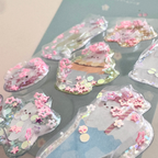 Kawaii 3D Kitty Aqua Shaker Stickers