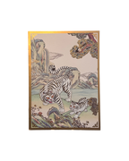 White Tiger Mother of Pearl Stationery Box | Fan Box