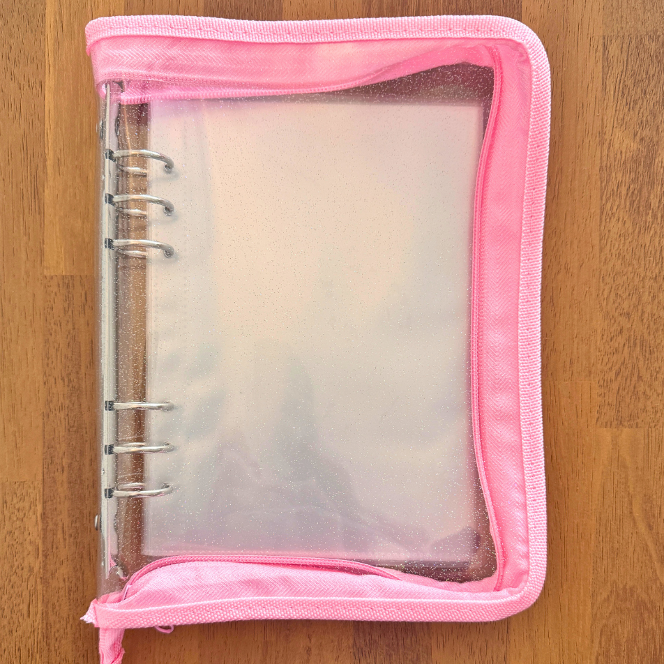 Pink & Sparkly A5 Sticker Binder - 12 Sheets