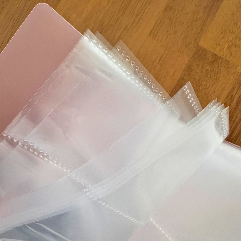 Pink & Sparkly A5 Sticker Binder - 12 Sheets