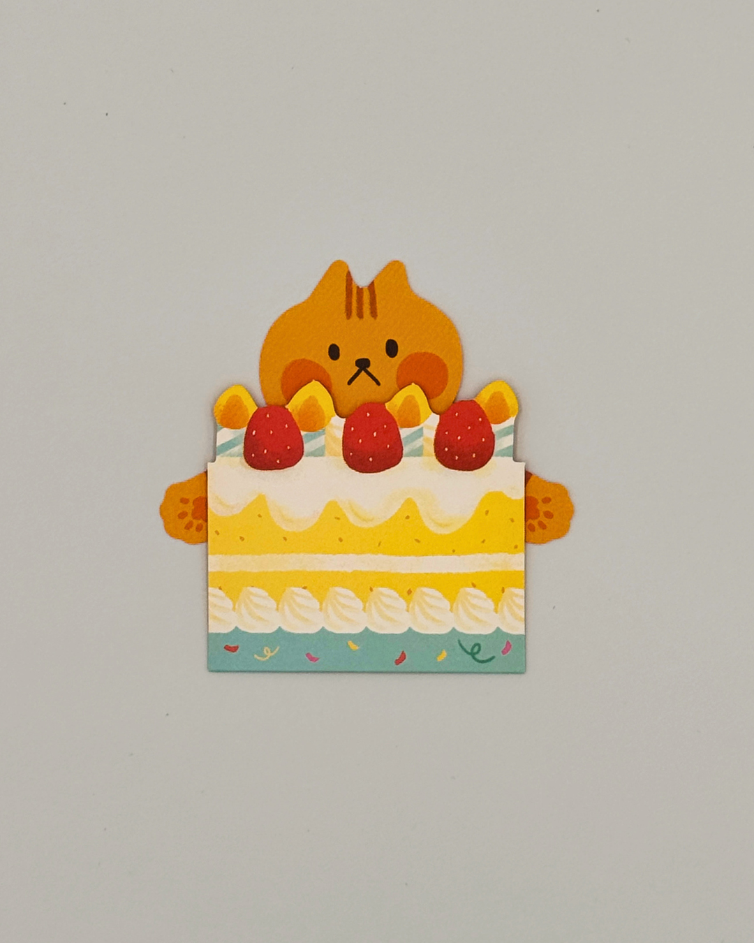 Cat Cake Card Set of 2
