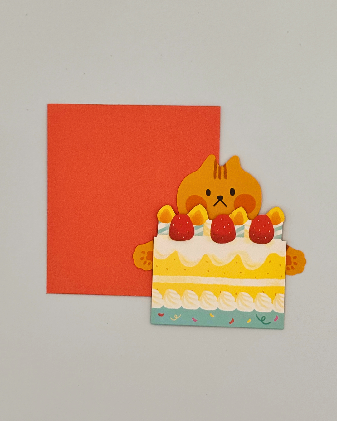 Cat Cake Card Set of 2