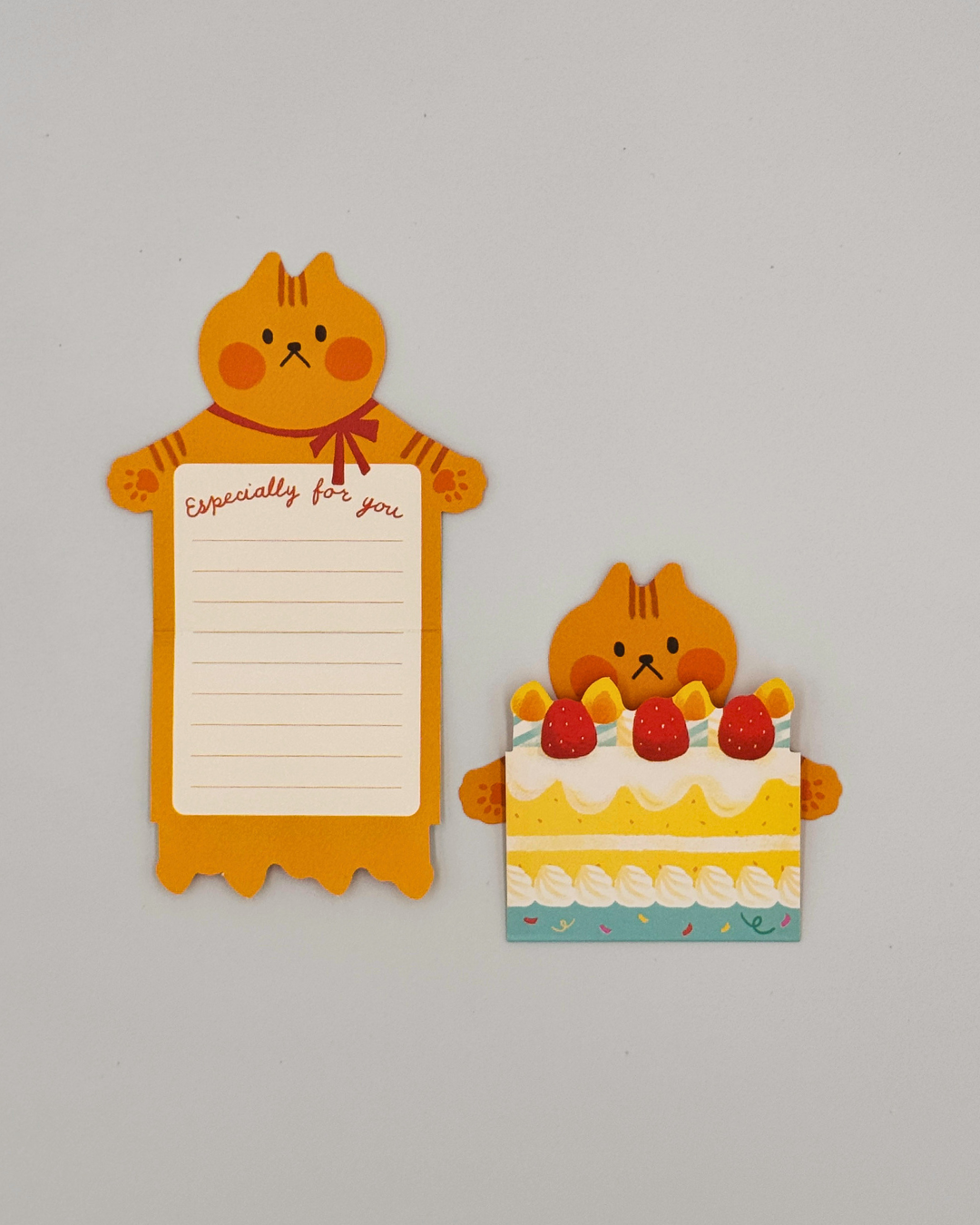 Cat Cake Card Set of 2