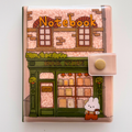 Cozy Bunny Bookstore Fuzzy Notebook