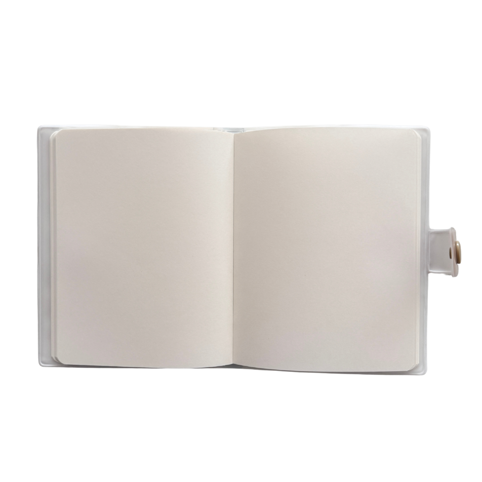 Cozy Bunny Bookstore Fuzzy Notebook