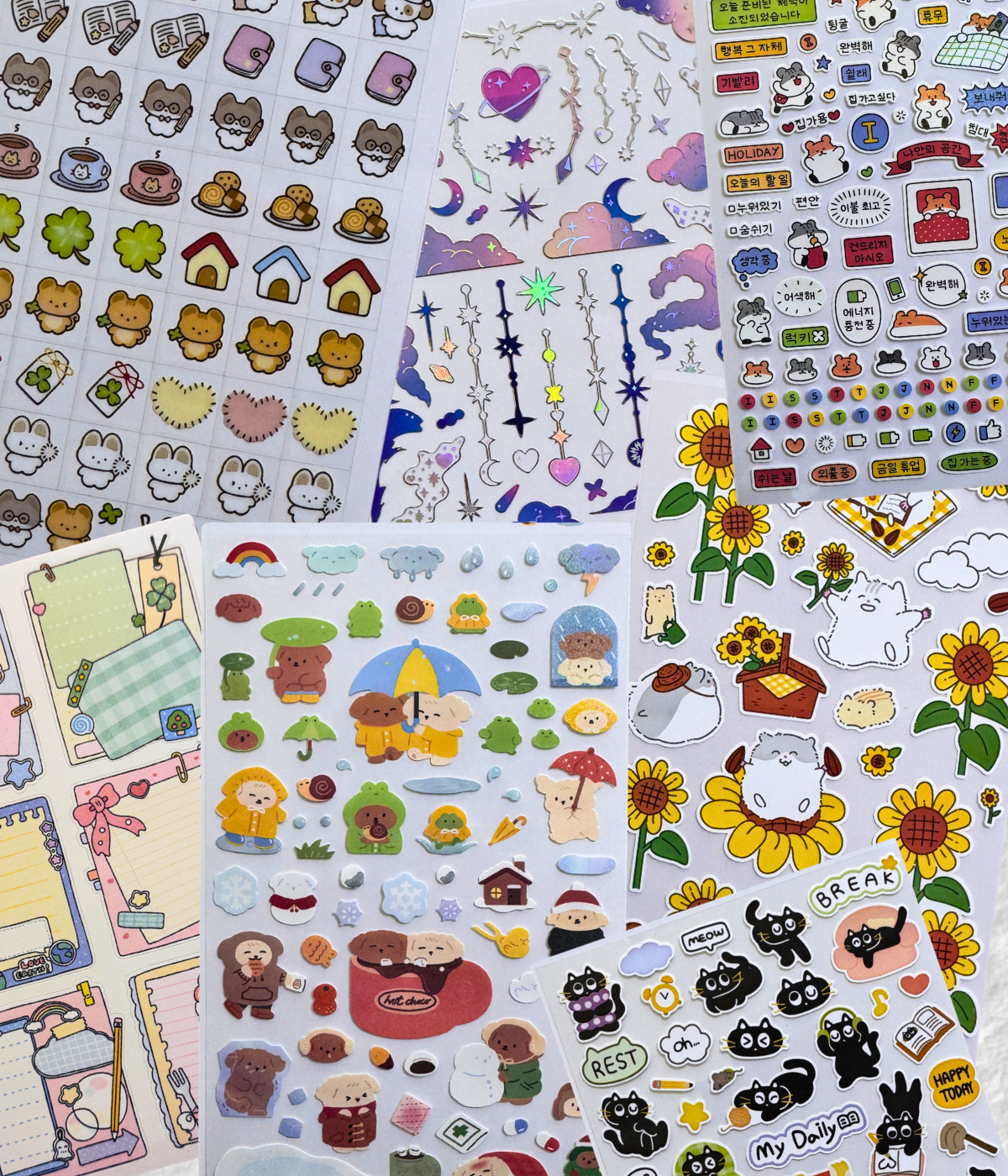 KSticker Blind Box | 10 Sheets from Over 70 Designs