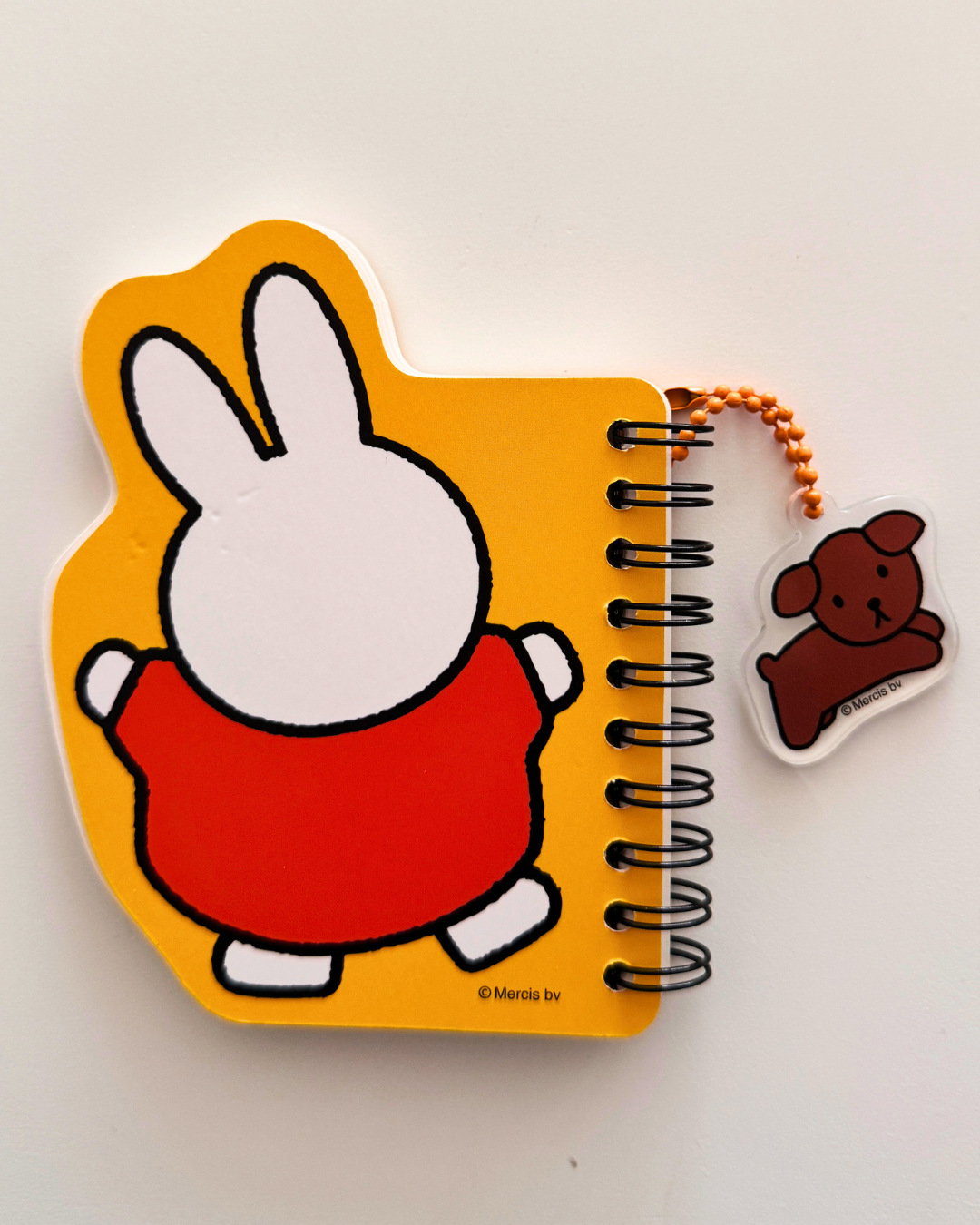 [Oopsie] Miffy Keychain Notebook in Orange or White