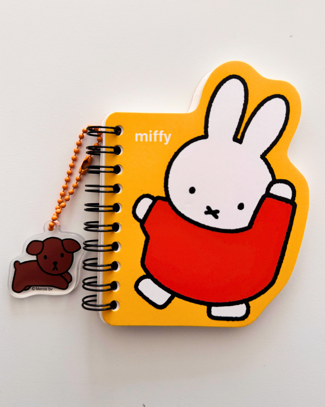 [Oopsie] Miffy Keychain Notebook in Orange or White